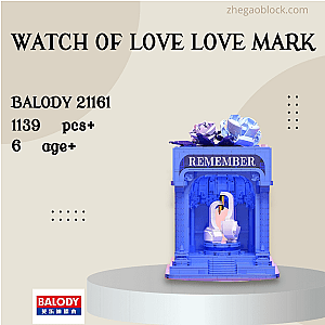 BALODY Block 21161 WATCH OF LOVE LOVE MARK Creator Expert