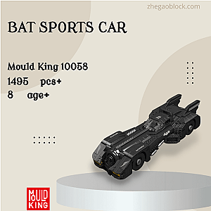 MOULD KING Block 10058 Bat Sports Car Technician