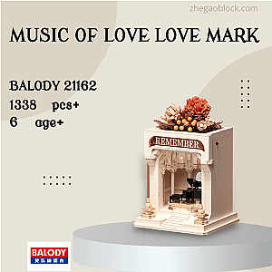 BALODY Block 21162 MUSIC OF LOVE LOVE MARK Creator Expert