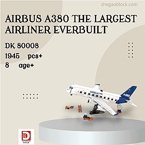 DK Block 80008 Airbus A380 The Largest Airliner Everbuilt Technician