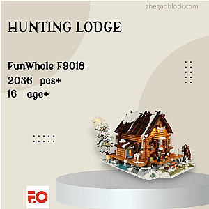 FunWhole Block F9018 Hunting Lodge Creator Expert
