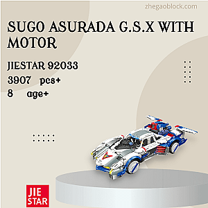 JIESTAR Block 92033 SUGO Asurada G.S.X With Motor Technician