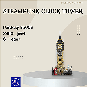 Pantasy Block 85008 Steampunk Clock Tower Modular Building