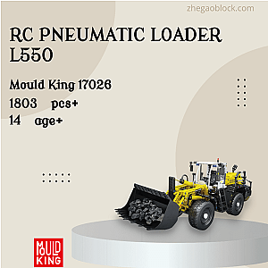 MOULD KING Block 17026 RC Pneumatic Loader L550 Technician
