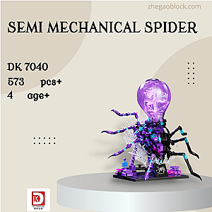 DK Block 7040 Semi Mechanical Spider Creator Expert
