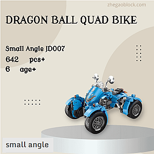 Small Angle Block JD007 Dragon Ball Quad Bike Creator Expert