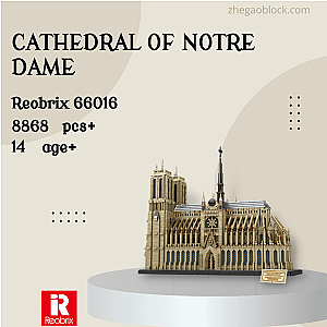 REOBRIX Block 66016 Cathedral Of Notre Dame Minecraft
