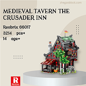 REOBRIX Block 66017 Medieval Tavern The Crusader Inn Modular Building