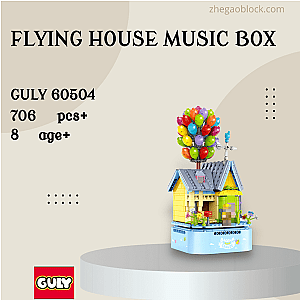 GULY Block 60504 Flying House Music Box Creator Expert