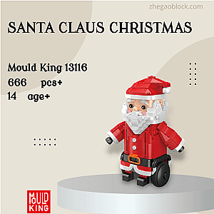 MOULD KING Block 13116 Santa Claus Christmas Creator Expert