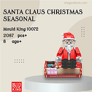 MOULD KING Block 10072 Santa Claus Christmas Seasonal Creator Expert