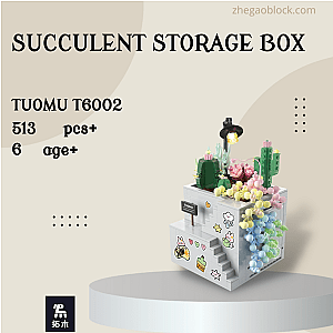 TuoMu Block T6002 Succulent Storage Box Creator Expert