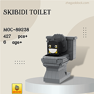 MOC Factory Block 89238 Skibidi Toilet Movies and Games