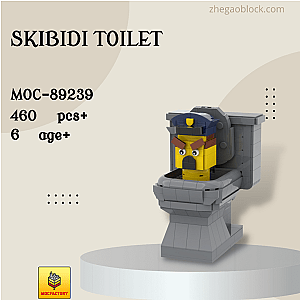 MOC Factory Block 89239 Skibidi Toilet Movies and Games