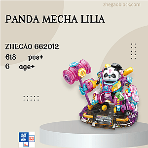 ZHEGAO Block 662012 Panda Mecha Lilia Creator Expert