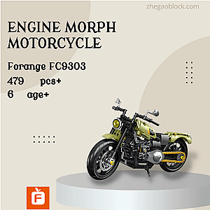 Forange Block FC9303 Engine Morph Motorcycle Technician