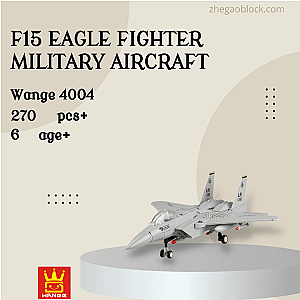 WANGE Block 4004 F15 Eagle Fighter Military Aircraft Military