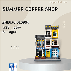 ZHEGAO Block QL0934 Summer Coffee Shop Modular Building