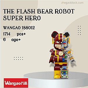 Wangao Block 188012 The Flash Bear Robot Super Hero Creator Expert