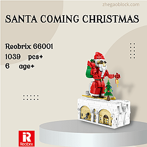 REOBRIX Block 66001 Santa Coming Christmas Creator Expert