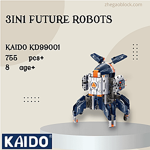 KAIDO Block KD99001 3IN1 Future Robots Creator Expert