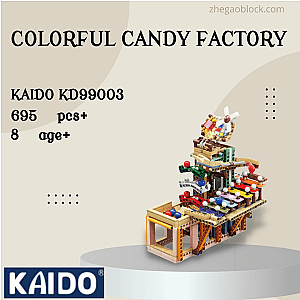 KAIDO Block KD99003 Colorful Candy Factory Creator Expert