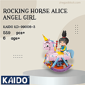 KAIDO Block KD-99006-3 Rocking Horse Alice Angel Girl Creator Expert