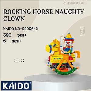 KAIDO Block KD-99006-2 Rocking Horse Naughty Clown Creator Expert