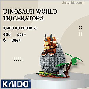 KAIDO Block KD 99009-3 Dinosaur World Triceratops Creator Expert