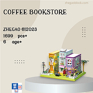 ZHEGAO Block 612023 Coffee Bookstore Modular Building