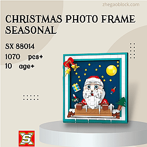 SX Block 88014 Christmas Photo Frame Seasonal Creator Expert