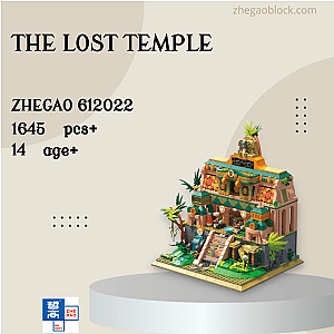 ZHEGAO Block 612022 The Lost Temple Modular Building