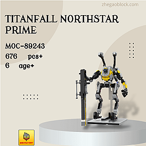 MOC Factory Block 89243 Titanfall Northstar Prime Movies and Games