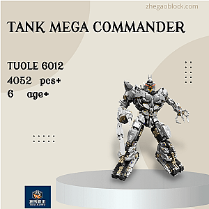 TUOLE Block 6012 Tank Mega Commander Movies and Games