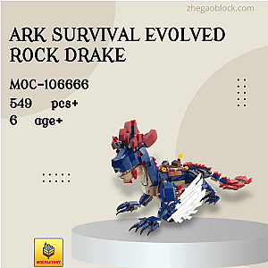 MOC Factory Block 106666 Ark Survival Evolved Rock Drake Movies and Games