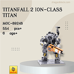 MOC Factory Block 89248 Titanfall 2 Ion-class Titan Movies and Games