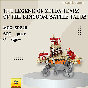 MOC Factory Block 89249 The Legend of Zelda Tears of the Kingdom Battle Talus Movies and Games