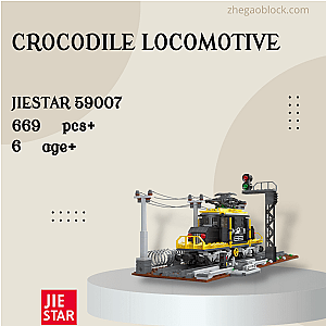 JIESTAR Block 59007 Crocodile Locomotive Technician