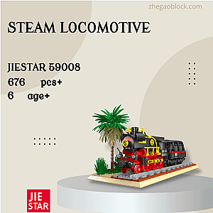 JIESTAR Block 59008 Steam Locomotive Technician