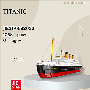 JIESTAR Block 92026 Titanic Movies and Games