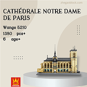 WANGE Block 5210 Cathédrale Notre Dame de Paris Modular Building