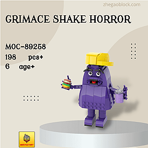 MOC Factory Block 89258 Grimace Shake Horror Creator Expert