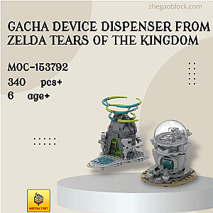 MOC Factory Block 153792 Gacha Device Dispenser from Zelda Tears of the Kingdom Movies and Games