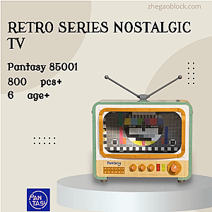 Pantasy Block 85001 Retro Series Nostalgic TV Creator Expert