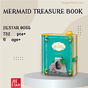 JIESTAR Block 9055 Mermaid Treasure Book Creator Expert