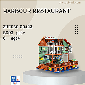 ZHEGAO Block 00423 Harbour Restaurant Creator Expert