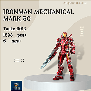 TUOLE Block 6013 IRONMAN Mechanical Mark 50 Creator Expert