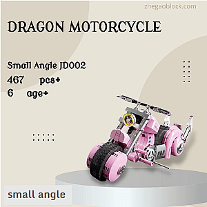 Small Angle Block JD002 Dragon Motorcycle Creator Expert