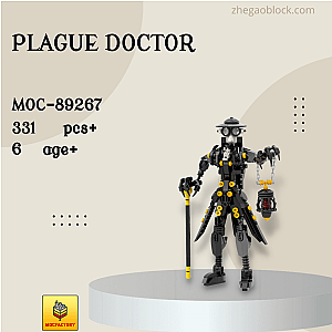 MOC Factory Block 89267 Plague Doctor Movies and Games