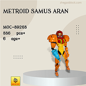 MOC Factory Block 89268 Metroid Samus Aran Movies and Games
